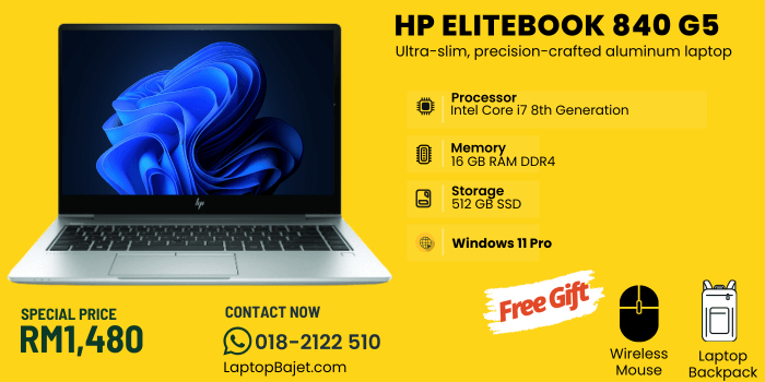 HP EliteBook 840 G5 i7