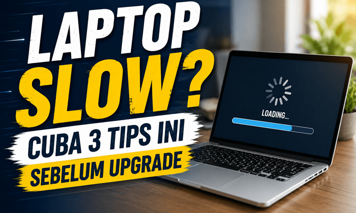 laptop slow cuba tips ini sebelum upgrade